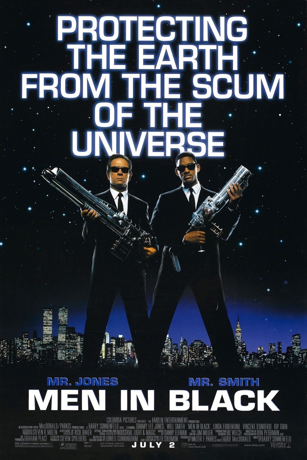 Men in Black (1997): Film Terbaik dengan Kisah Sci-Fi Menggugah